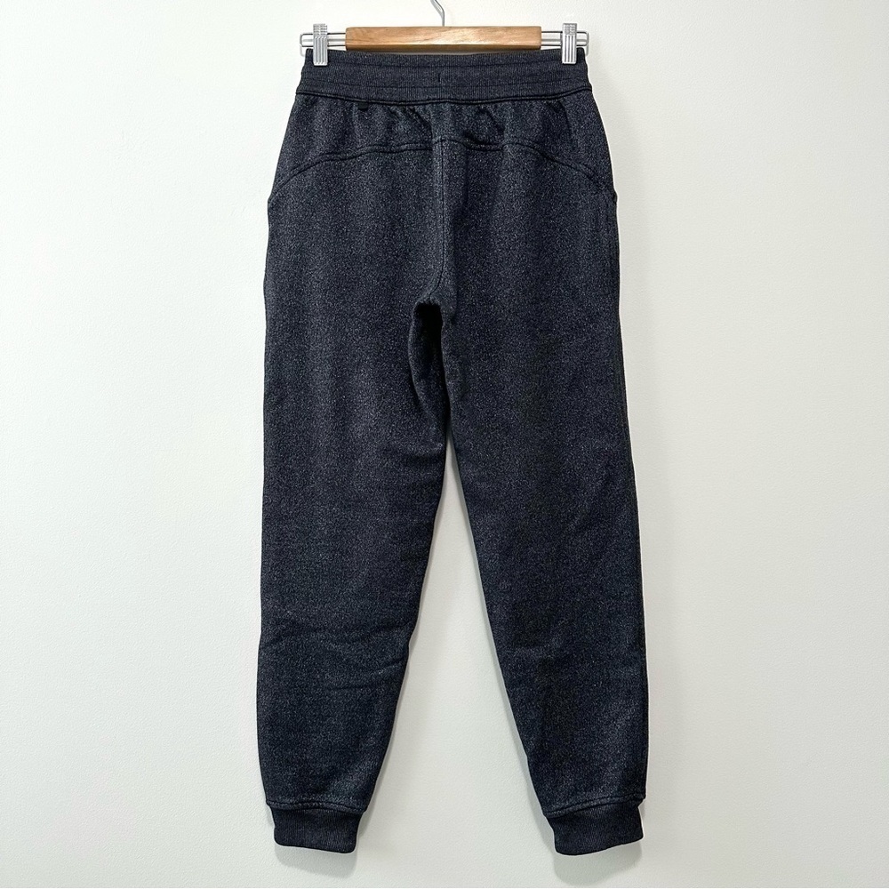 Lululemon Scuba High-Rise Jogger Pant Black Sparkle Cotton Fleece Sz 4 NWOT - Picture 4 of 16